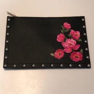 NWT White House Black Market clutch bag w detached strap